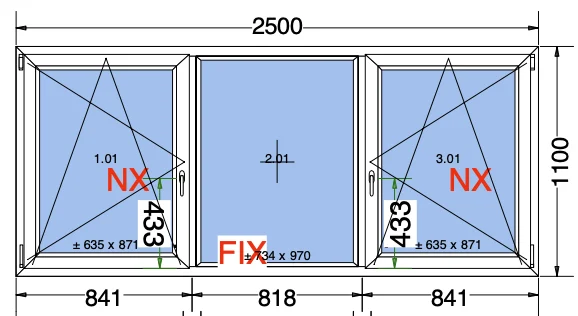 Moderne kunststof kozijnen in witte kleur gemonteerd in een woonhuis met glazen ramen en deuren
